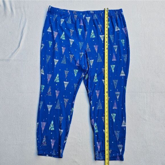 Sleep Chic Merry Vibes Pink and Blue PJ Set Size 3X - Picture 11 of 16